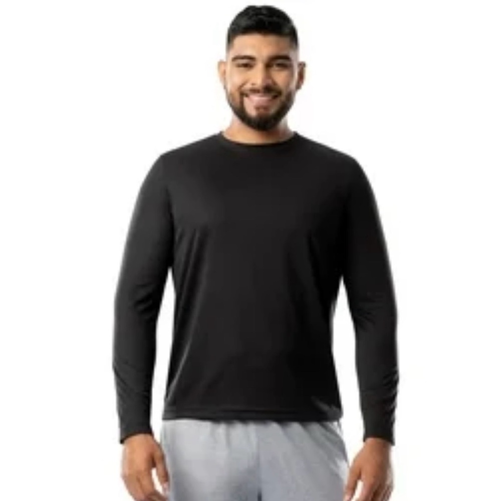 Men's Black Dickies Long Sleeve Temp IQ Performance Cooling Tee